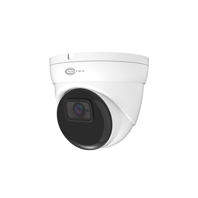 4MP Essential Series Turret IP Network Camera and Built-In Microphone Turret Dome Security Camera