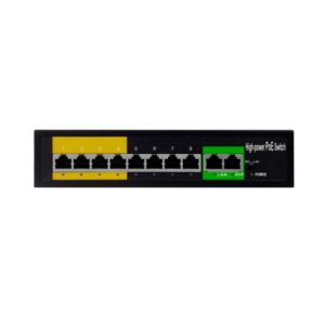 Unmanaged 8 Port PoE Switch + 2 Ports Uplink Unmanaged 8 Port PoE Switch